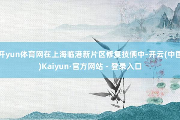 开yun体育网在上海临港新片区修复技俩中-开云(中国)Kaiyun·官方网站 - 登录入口